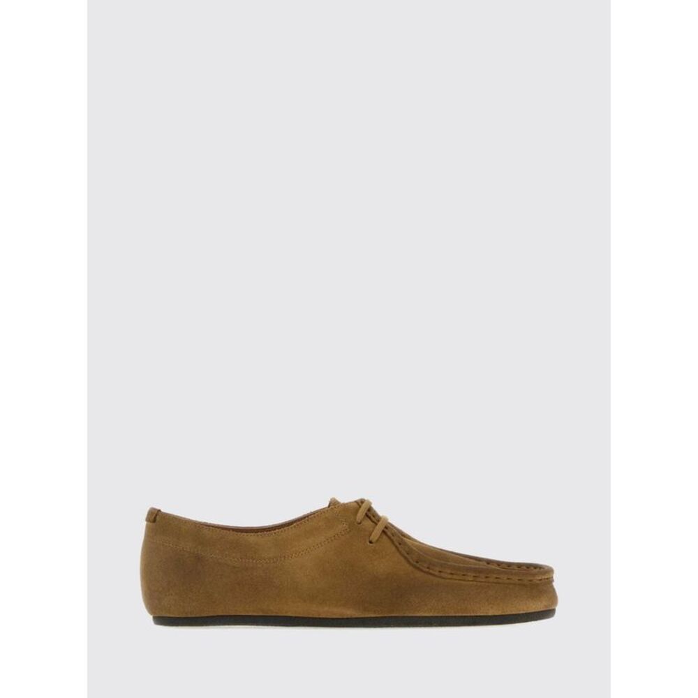 Jil Sander Men Suede Calfskin Derby Shoes Jil Sander With Rubber Sole